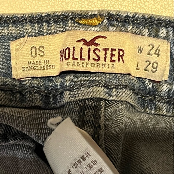 Women’s Hollister Factory Distressed Jeans. Size 0S W24 L29. - Picture 13 of 14